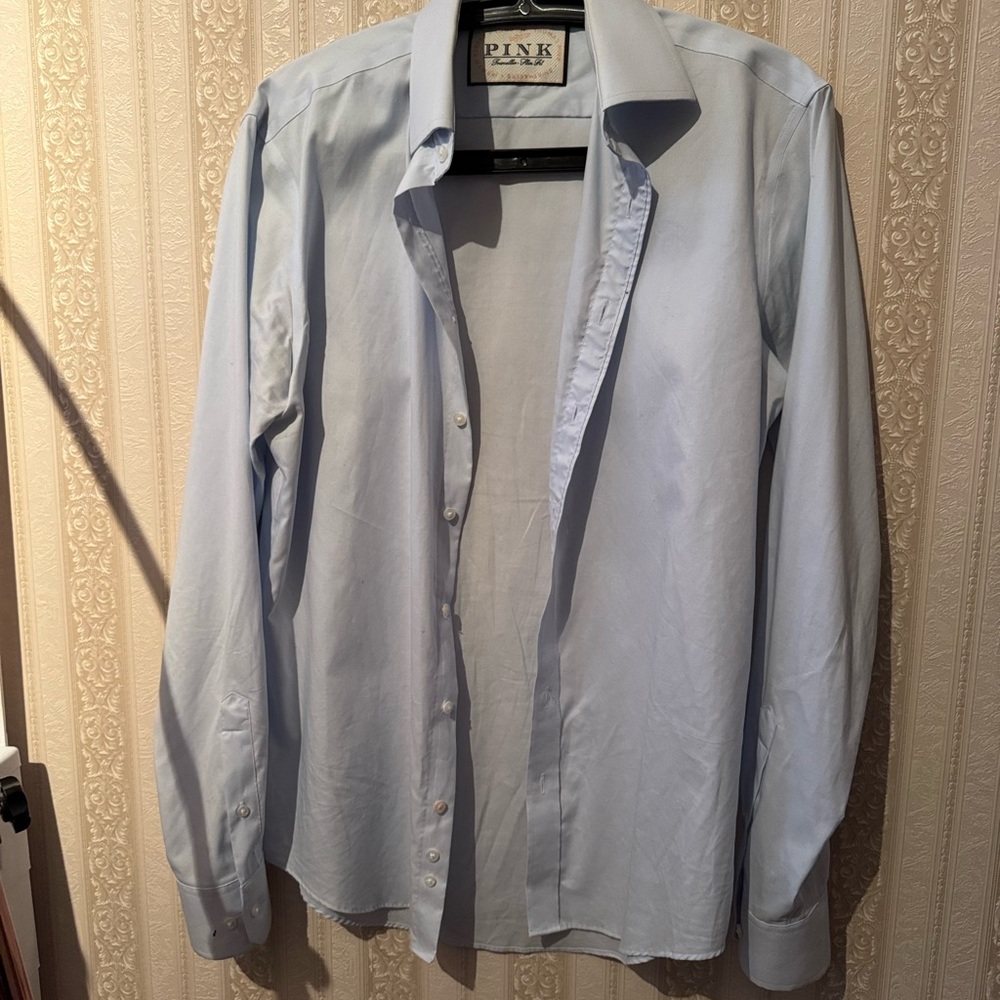 PINK Light Blue Men's Shirt